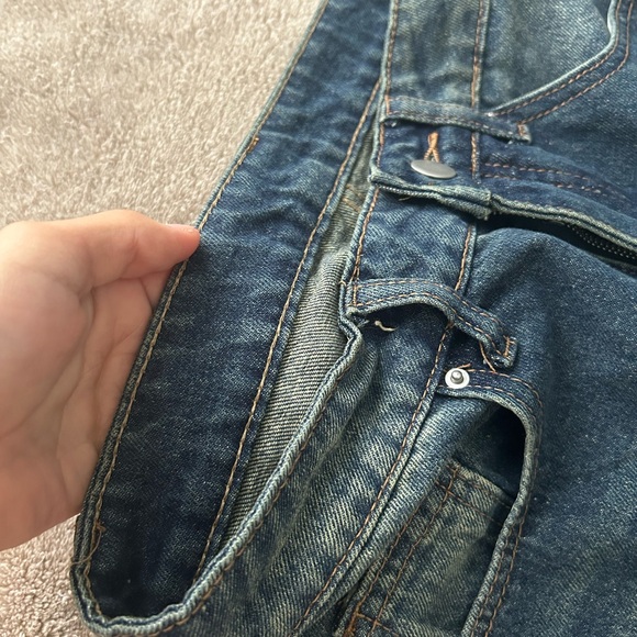 Cute Denim Shorts! Never used. Size small probably 24-25 in jeans. - Picture 2 of 3